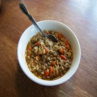 Brown Rice-Lentil Soup image