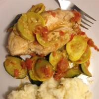 Chicken and Summer Squash image