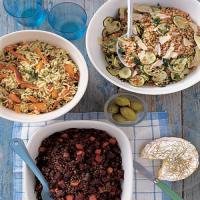 Farro Salad with Thinly Sliced Zucchini, Pine Nuts, and Lemon Zest_image