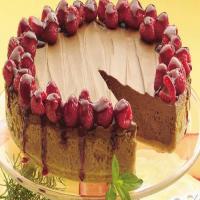 Chocolate Silk Raspberry Tart image