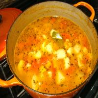 Vegetable-Cod Soup image