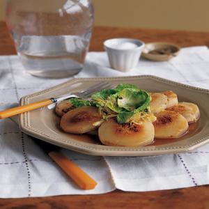 Turnip Ravioli with Brussels Sprouts_image