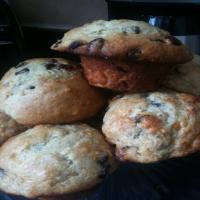 Low Fat Banana Chocolate Chip Muffins image