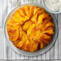 Upside-Down Peach Cake image