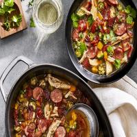 Turkey and Andouille Sausage Gumbo for Under 300 Calories_image