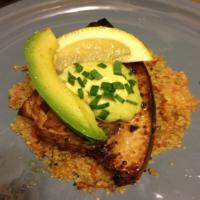 Soy Ginger Swordfish With Avocado Butter image