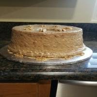Maple Nut Chiffon Cake With Golden Butter Frosting image