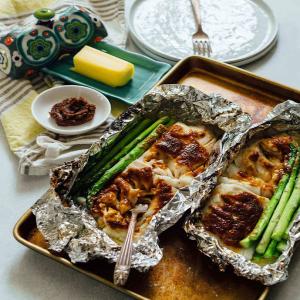 Miso Butter Cod Foil Packets - Cod Recipe with Miso in Foil Packets_image