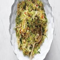 Shaved Brussels Sprout, Meyer Lemon, and Quinoa Salad_image