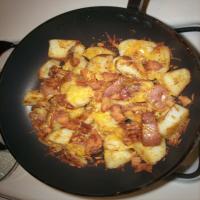 Fried Red Potatoes for One image