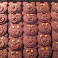 Chocolate Teddy Bear Cookies image
