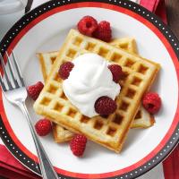 Sour Cream Cardamom Waffles_image