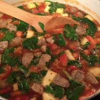 Tuscan Bean, Chicken, and Italian Sausage Soup Recipe - (4.7/5)_image