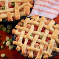 Lattice Chicken and Peppers Pie image