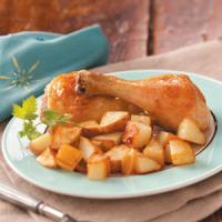 Garlic-Roasted Chicken and Potatoes image