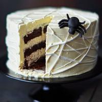 Spider's web cake image