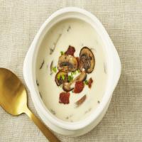 Cream of Wild Mushroom Soup with Bacon image