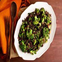 Skillet Wild Rice, Walnut and Broccoli Salad_image