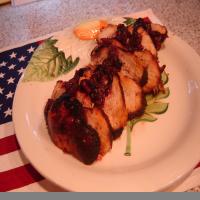 Turkey London Broil With Cran-Blueberry Sauce_image