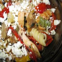 Roasted Vegetable Pasta Salad With Grilled Chicken_image