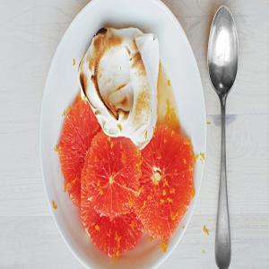 Cara Cara Oranges with Toasted Honey Meringue_image