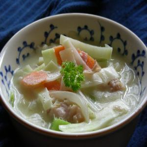 Creamed Cabbage Soup Lightened Up! image