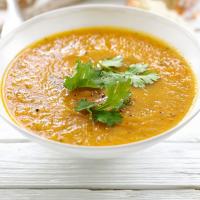 Carrot & coriander soup image