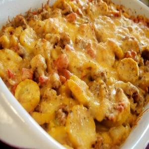 Mexican Squash and Ground Beef Casserole_image