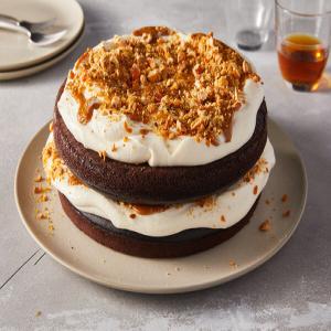 Devil's Food Cake With Hazelnut Praline image
