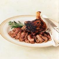 Herb-Rubbed Duck with Tart Cherry and Sage Sauce image