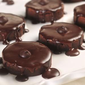 Dark Chocolate Ganache Brownie Cakes_image