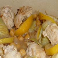 Lemon Chicken With Chickpeas and Artichokes_image