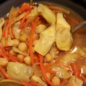 Artichoke and Chickpea Stew image