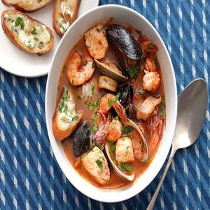 Cioppino Seafood Stew with Gremolata Toasts_image