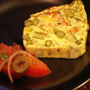 Asparagus, Squash and Cheese Souffle_image