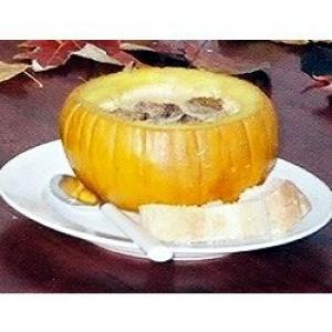 Pumpkin Soup with Cinnamon Croutons_image