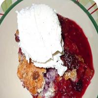 Easy 3-Step Mixed Berry Cobbler Recipe image