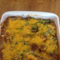 Low Carb Mexican Beef and Spinach Casserole image