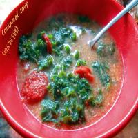 Cornmeal Soup With Collard Greens and Sausage (Sopa De Fuba)_image