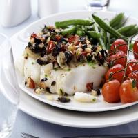 Olive and Tomato-topped Cod_image
