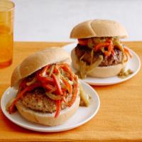 Beef and Chicken Fajita Burgers: Have One of Each! image