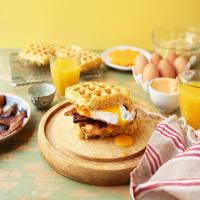 Ramen Waffle Breakfast Sandwich image