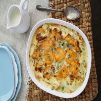 Parmesan Scalloped Sweet Potatoes with Thyme_image