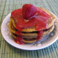 Paleo Pancakes with Pureed Strawberries_image