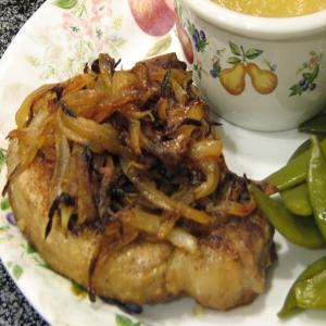 Pork Chops With Caramelized Onions image