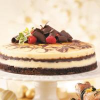 Decadent Brownie Swirl Cheesecake image