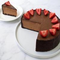 No-Bake Triple Chocolate Cheesecake image