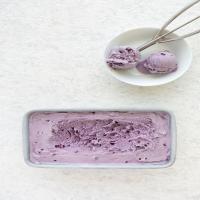 Blueberry-Lavender Ice Cream_image
