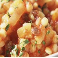 Fregula with Braised Butternut Squash and Tomatoes image