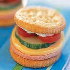 Mini Cracker Sandwiches image